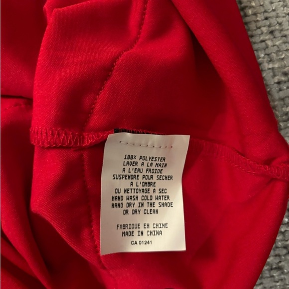 Brand new Simons fringe red mini dress M ! - Picture 3 of 7